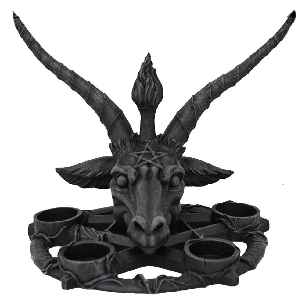 Nemesis Now - Baphomet Porte-bougie - Noir